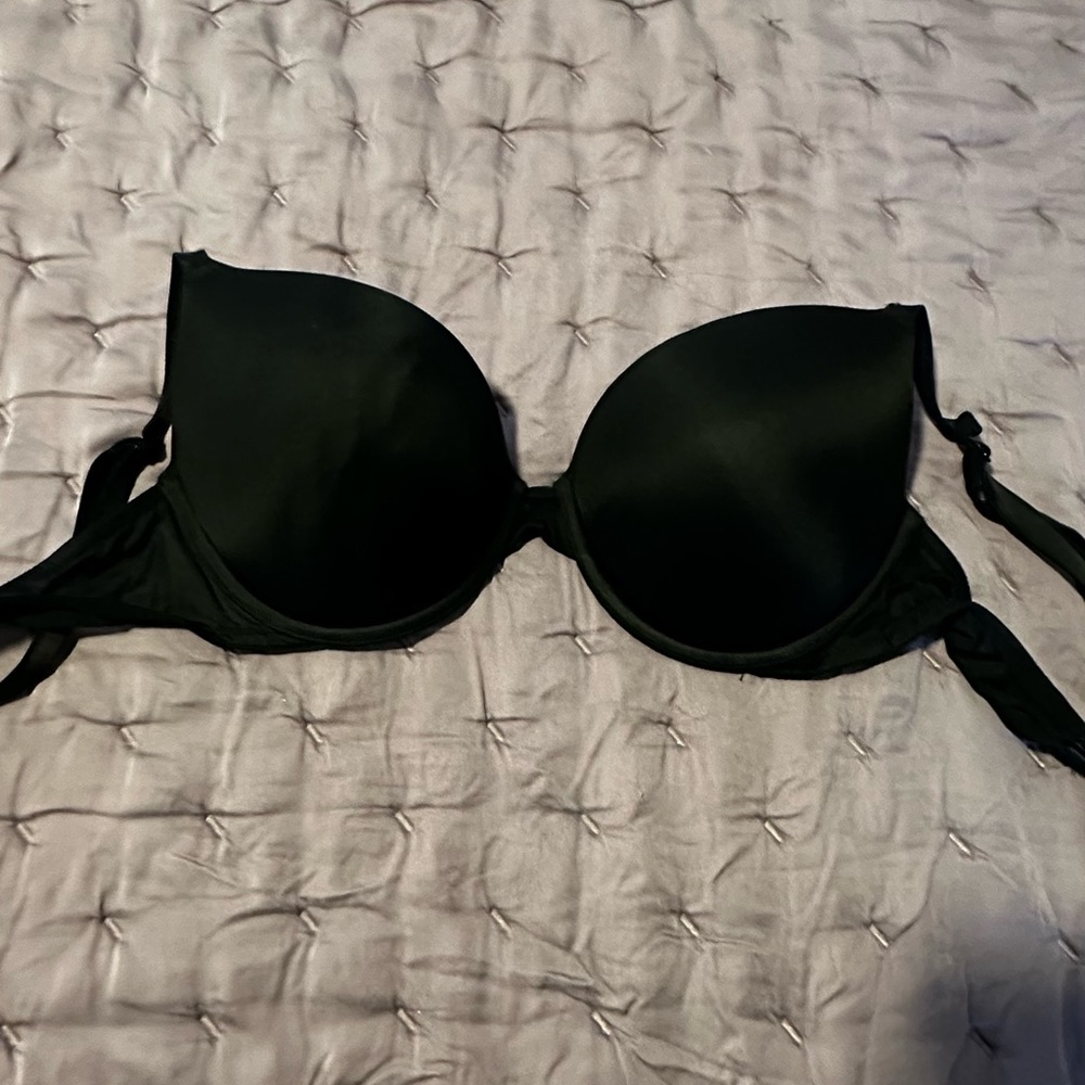 Black Pink Wear Everywhere Push Up Bra